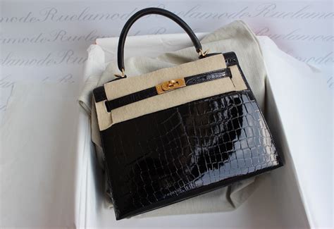 hermes kelly 25 croc|hermes kelly 25 second hand.